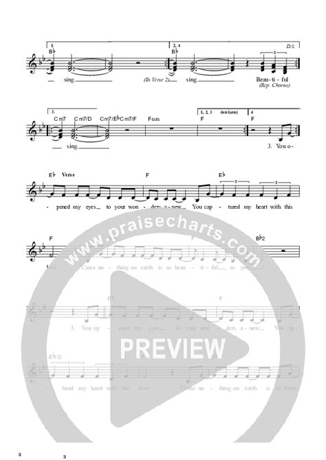 Beautiful One Sheet Music Pdf Dennis Prince Nolene Prince Praisecharts