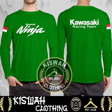 Jual Kaos Tshirt Kawasaki Ninja Racing Team DB Lengan Panjang Baju