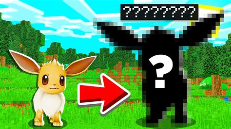 Getting My Favorite Eevee Evolution Pokemon Minecraft Pixelmon