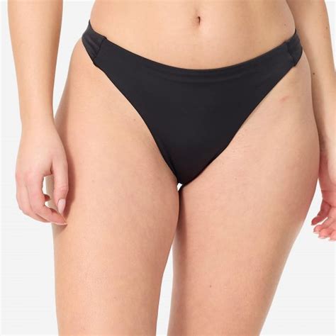 Olaian Cueca De Bikini De Surf Tanga Nais Preto 40 KuantoKusta