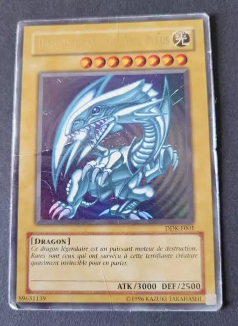 CARTE YU GI OH Dragon Blanc Aux Yeux Bleus DDK F001 VF EUR 14 90