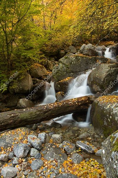 Водопад Есенен пейзаж