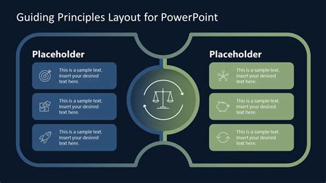 Guiding Principles Layout For Powerpoint Slidemodel