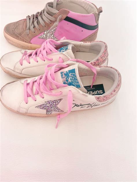 Girly Pink Golden Goose Sneakers Preppy Shoes