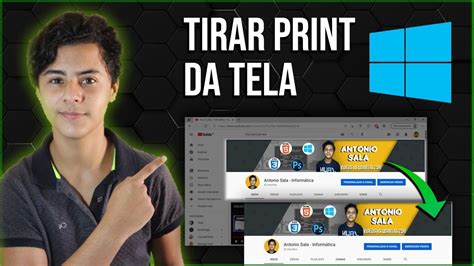 TIRAR PRINT DA TELA do COMPUTADOR FÁCIL Fazer Captura de Tela no