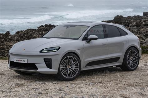 Porsche Macan Eléctrico Hecho Render Anticipando Su Diseño