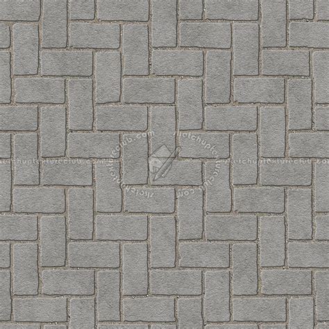 Stone Paving Outdoor Herringbone Texture Seamless