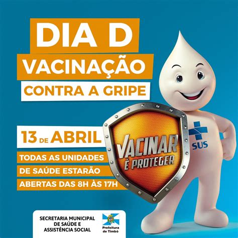 Unidades De Saúde De Timbó Abrem Neste Sábado Para Dia D De Vacinação