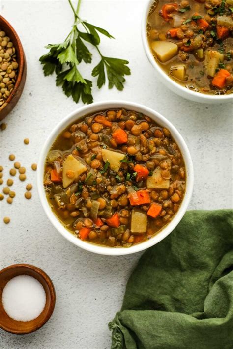 Slow Cooker Lentil Soup - I Heart Vegetables