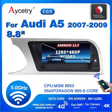 Screen Qualcomm Snapdragon G G Car Radio Android For Audi