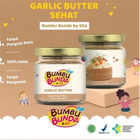 Jual New Bumbu Bunda Elia Garlic Butter Mpasi Bb Booster Mpasi