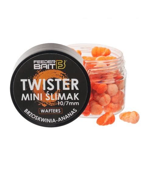 Twister Mini Ślimak Wafters FEEDER BAIT R72 Brzoskwinia Ananas