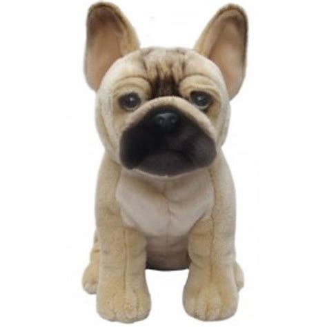 Realistic French Bulldog Cuddle Soft Plush Toy Stuffed Animal Dog