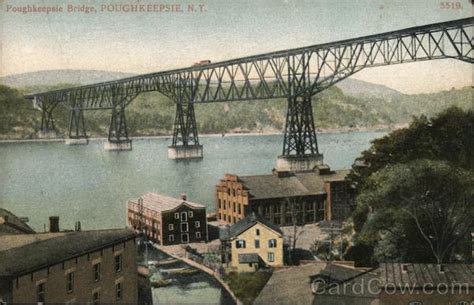 Poughkeepsie Bridge New York Postcard