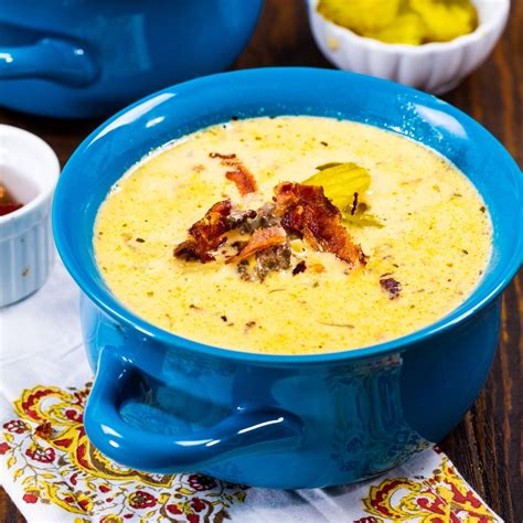 Slow Cooker Bacon Cheeseburger Soup Spicy Southern Kitchen