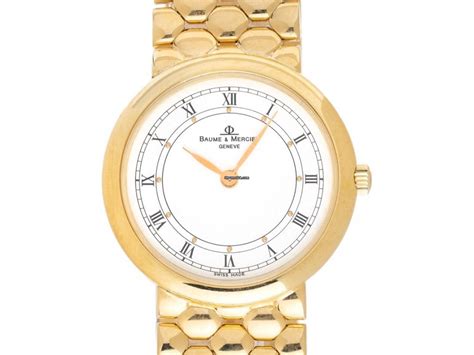 Sold At Auction BAUME MERCIER Orologio Da Donna In Oro 18k Con