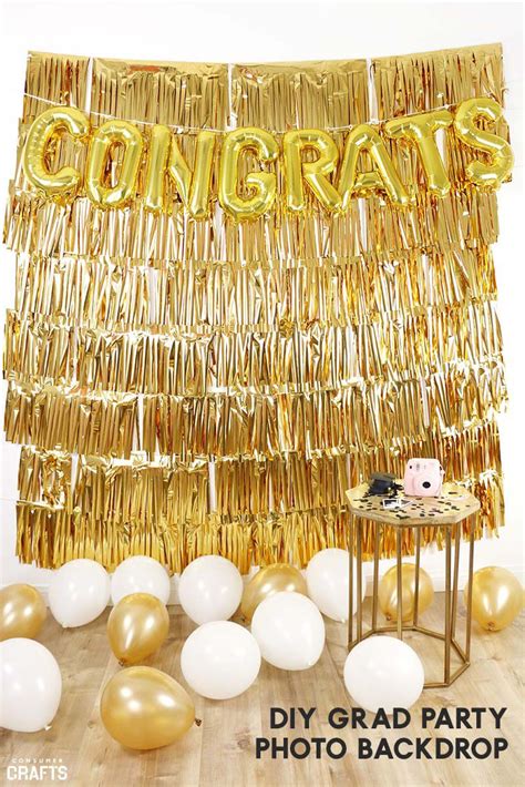 Graduation Party Diy Photo Backdrop Consumer Crafts Graduation