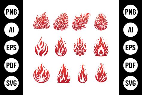 Fire Flames Graphic By Arsad Uzzaman Creative Fabrica