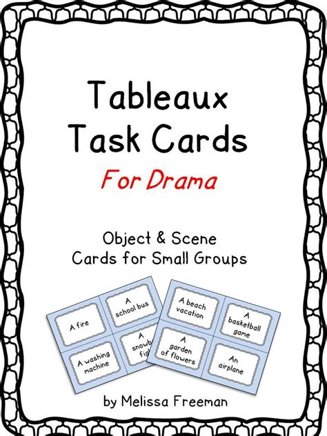 Drama Card Activities Games Bundle Drama Activities Middle School