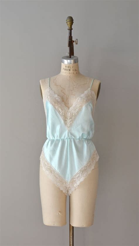 Vintage Lingerie Lace Romper Vintage Teddy 2126636 Weddbook