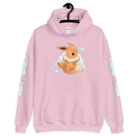 Eevee Hoodie Kawaii Pokemon Cute Pokemon Kanto Pokemon Etsy