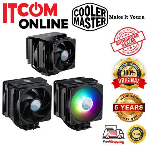 Cooler Master Masterair Ma Ma Stealth Argb Cpu Cooler Map T Ps