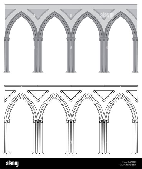 Cathedral Arch Greek Rome Roma Style Of Construction Architecture