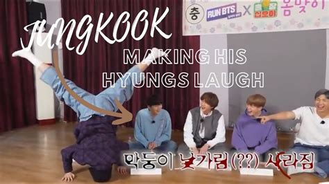 Jungkook Making Bts Laugh Ft His Hyungs Youtube