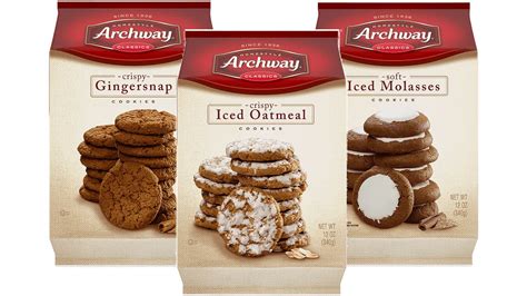 Archway Classics Iced Oatmeal Iced Molasses And Gingersnaps Cookies