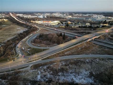 Investigation Continues After Dump Truck Hit Overpass In Brantford