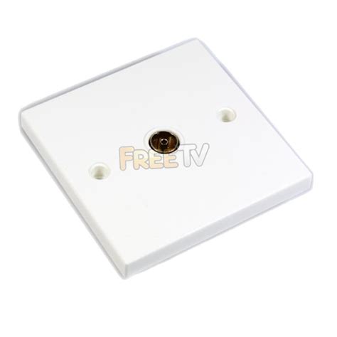 Tv Aerial Wall Plate With Coax Output Best Buy Online In Ireland