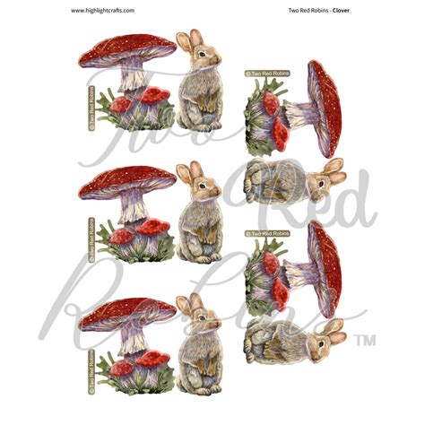 Two Red Robins Clover Reflections Download 1 Highlight Crafts