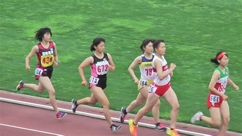 H29 千葉県高校総体 女子1500m 予選3組 Youtube