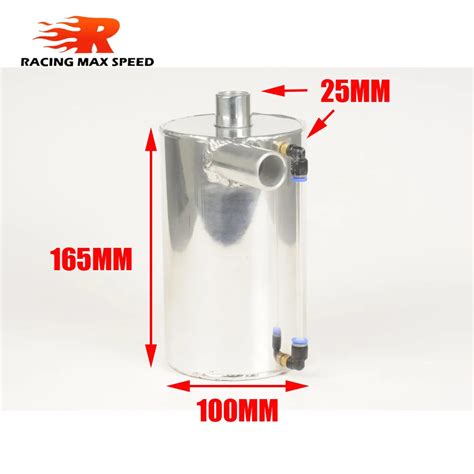 High Quality 1L FUEL PUMP SURGE TANK Aluminum Square Auto Fuel Tanks