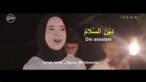 DEEN ASSALAM Nissa Sabyan Lirik Versi Karaoke YouTube