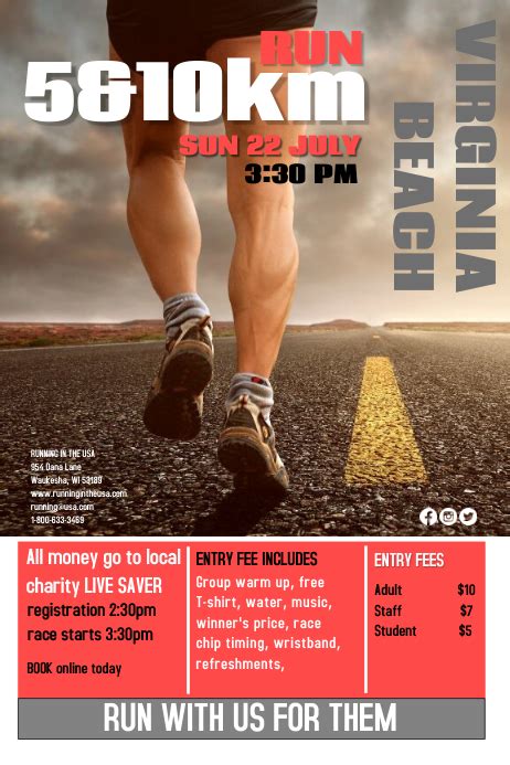 Charity Run Template Postermywall