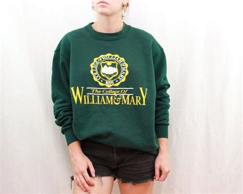 90s The College Of William And Mary Sweatshirt Size Xl Etsy