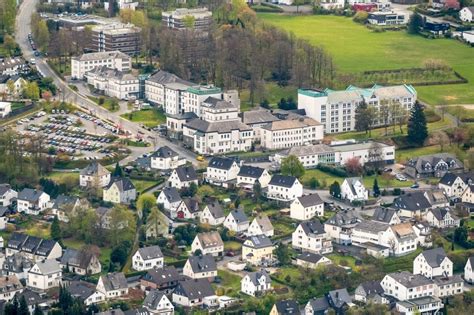 Luftbild Meschede Klinikgel Nde Des Krankenhauses St Walburga