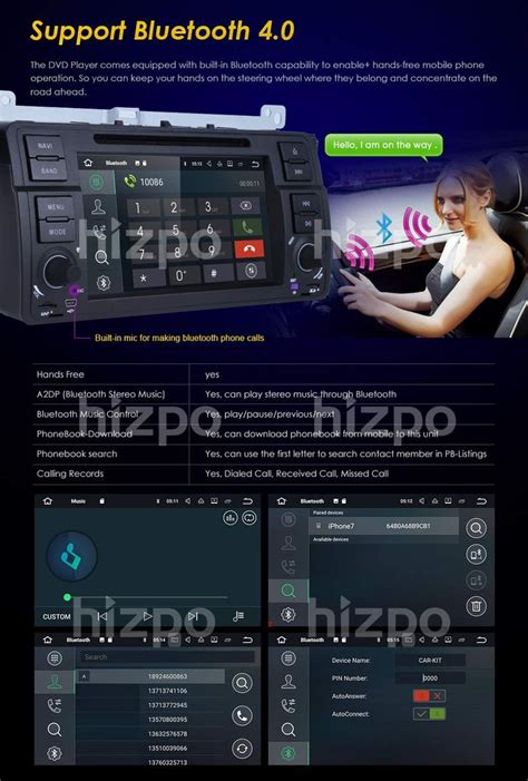 Hizpo Car Head Unit Recording Music Android