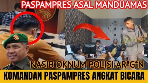 NASIB OKNUM POLISI A R G N YANG HADANG PASPAMRES PRAKA IZROI GAJAH SAAT