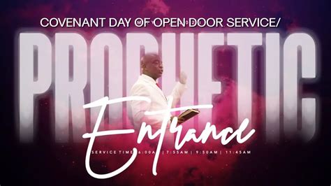 Covenant Day Of Open Door Service May Faith Tabernacle Ota