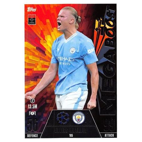 Offer Cards Erling Haaland Mega Boost Topps Match Attax Extra