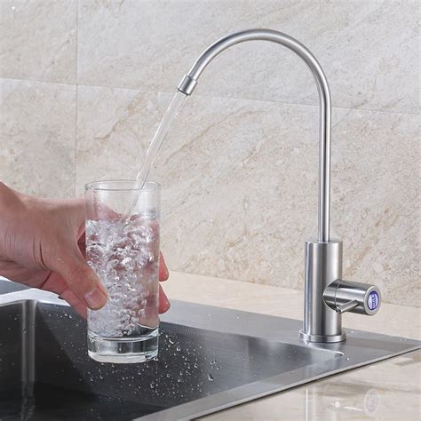 Mttuzk Stainless Steel Brushed Nickel Pure Water Faucet Straight