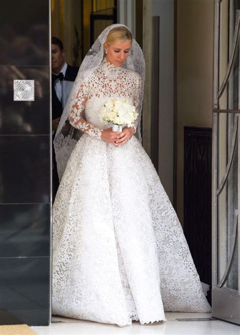 Nicky Hilton Is Married— See The Dress Modamob White Lace Wedding