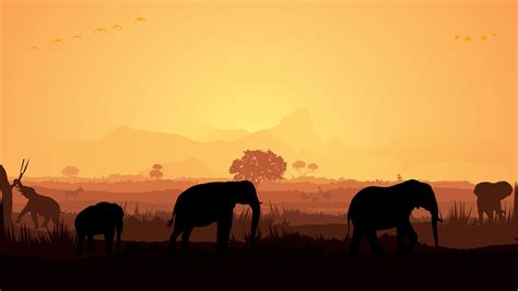 Elephant silhouette 533031 Vector Art at Vecteezy