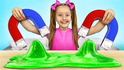 Magnetic Slime Experiments And Detective Adventures Youtube