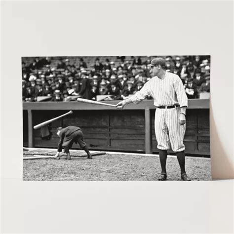 Babe Ruth Bat New York Yankees Baseball S History Wall Art Poster Print NO FRAMED POSTER