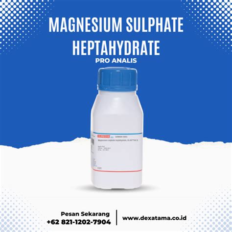 Magnesium Sulphate Heptahydrate Dexatama Co Id