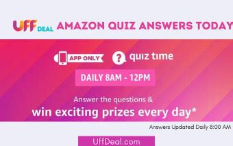 Amazon Quiz Answers Today for Google Chrome 拡張機能 無料ダウンロード