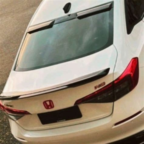 Honda Civic FE Honda Civic RS STYLE Rear Roof Window Visor Spoiler Rear